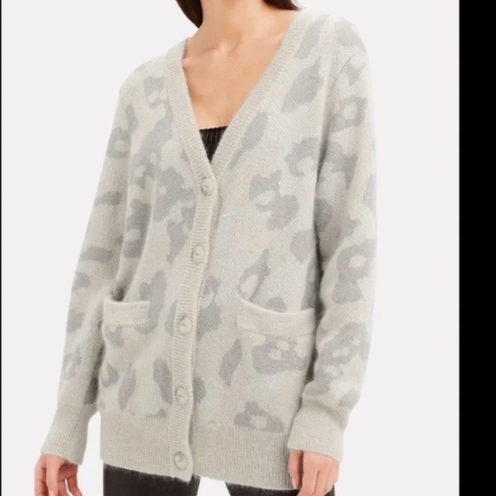 Rag & Bone Neutral leopard cardigan